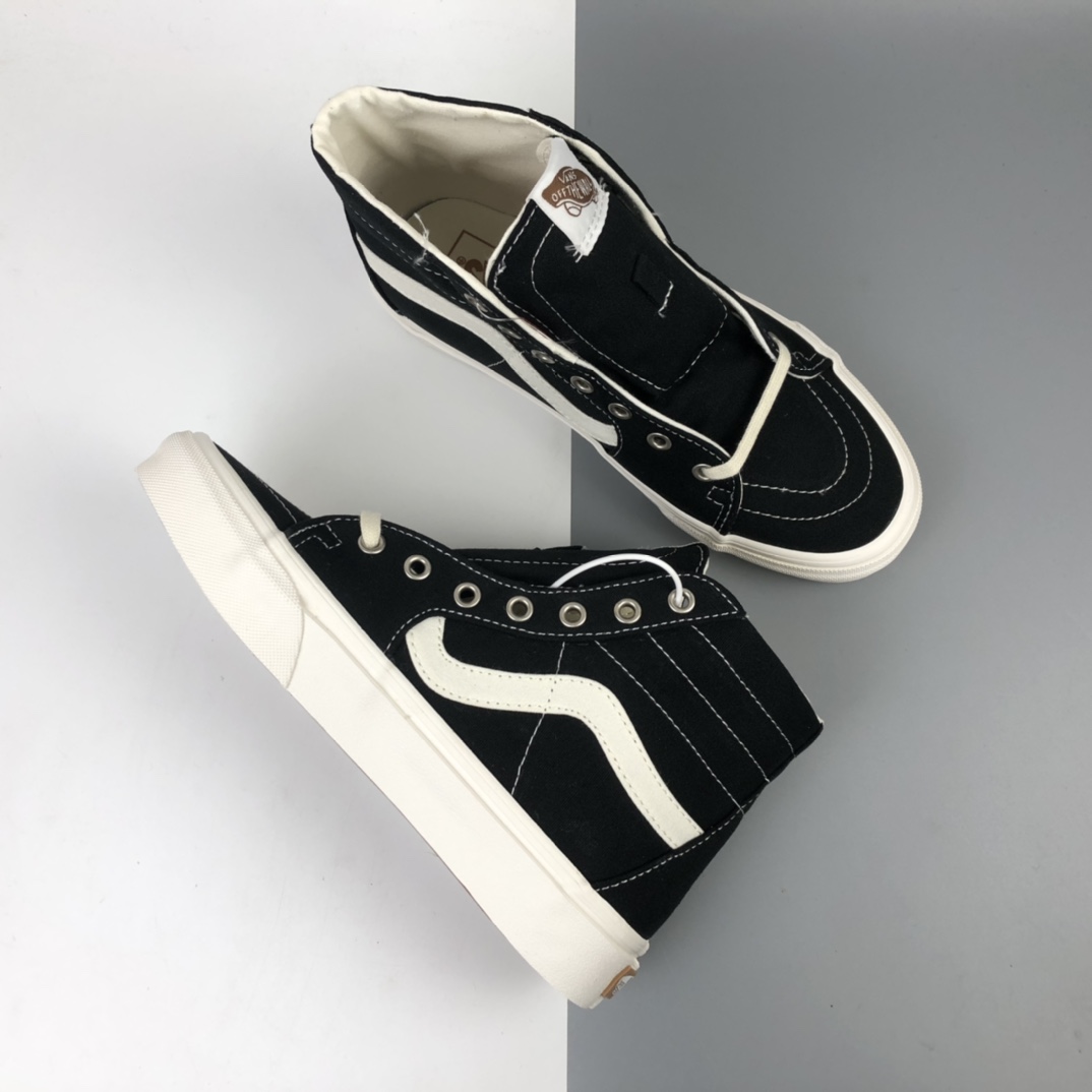 160  Vans Vault OG Old Skool 2021新款抢先穿 黑色高低帮滑板鞋 VN0A4RWY2BS