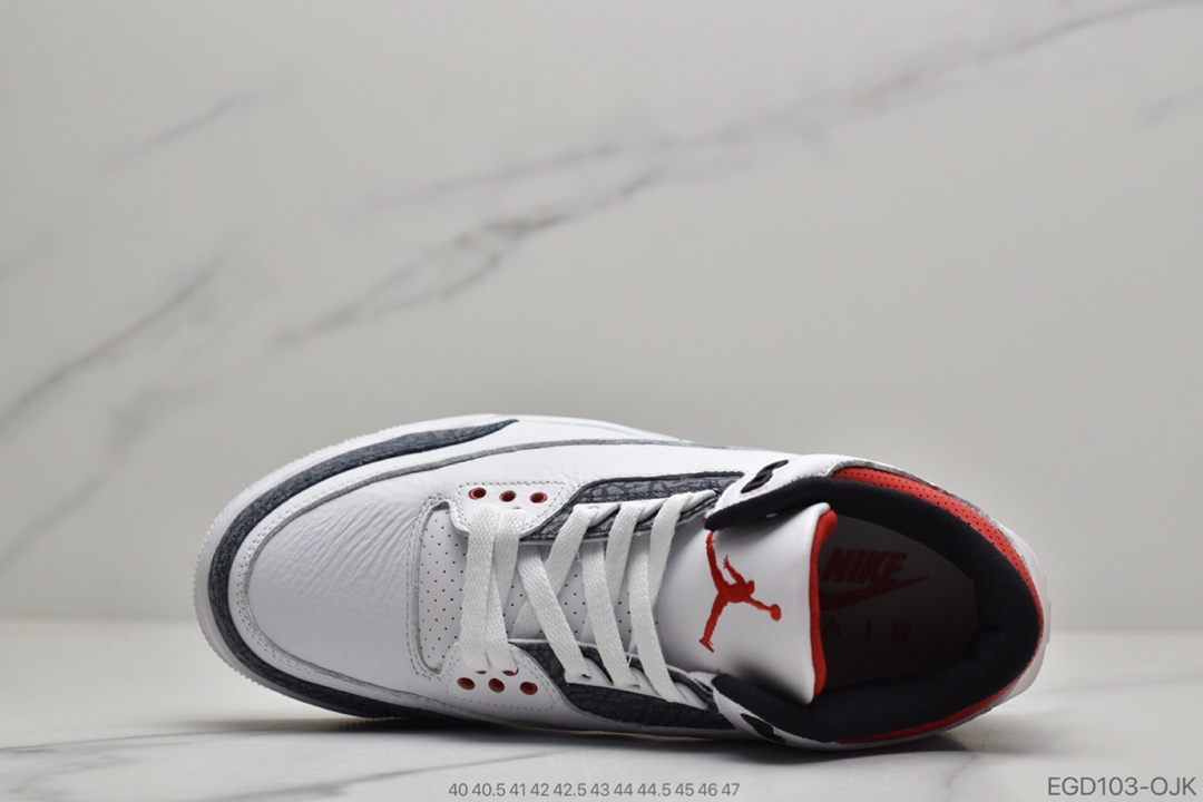 390 公司级 Air Jordan 3 SE Denim”Fire Red”丹宁火焰红  CZ6431-100