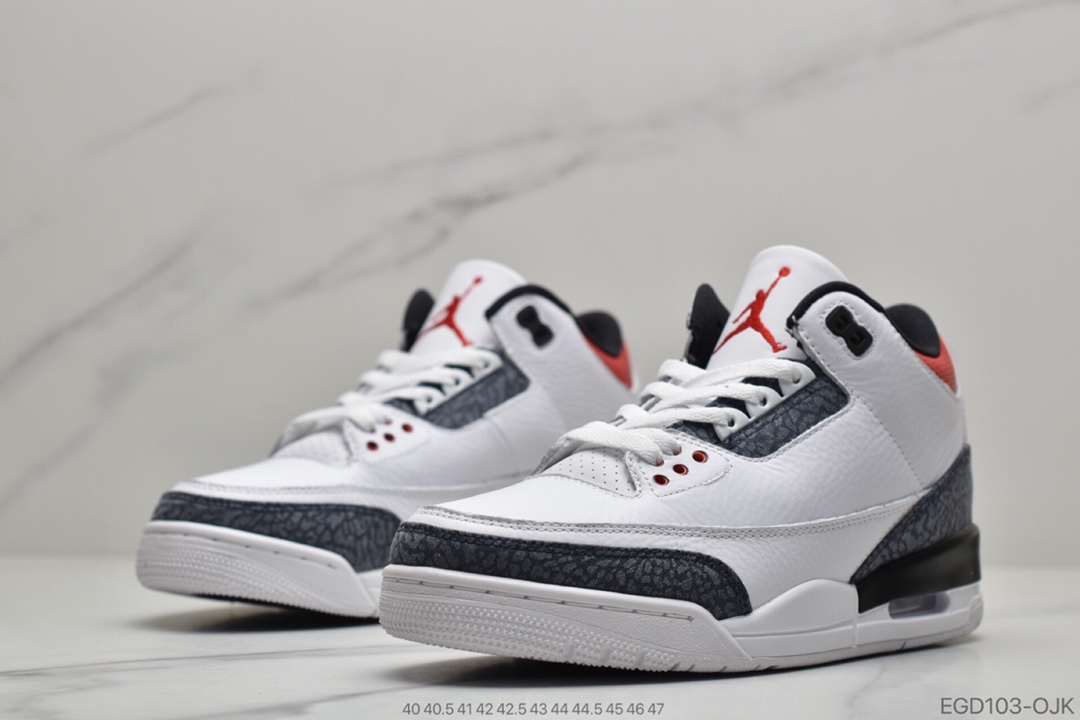 390 公司级 Air Jordan 3 SE Denim”Fire Red”丹宁火焰红  CZ6431-100