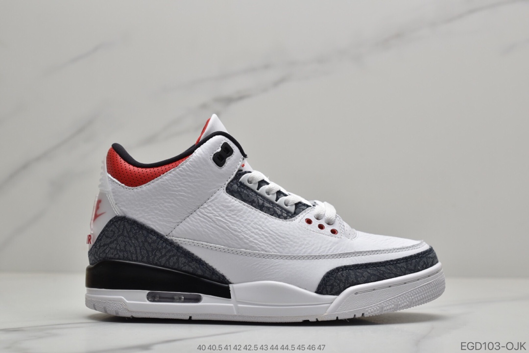 390 公司级 Air Jordan 3 SE Denim”Fire Red”丹宁火焰红  CZ6431-100