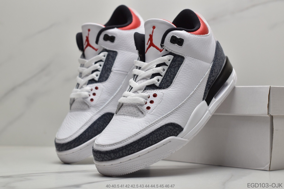 390 公司级 Air Jordan 3 SE Denim”Fire Red”丹宁火焰红  CZ6431-100