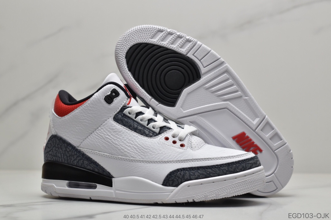 390 公司级 Air Jordan 3 SE Denim”Fire Red”丹宁火焰红  CZ6431-100