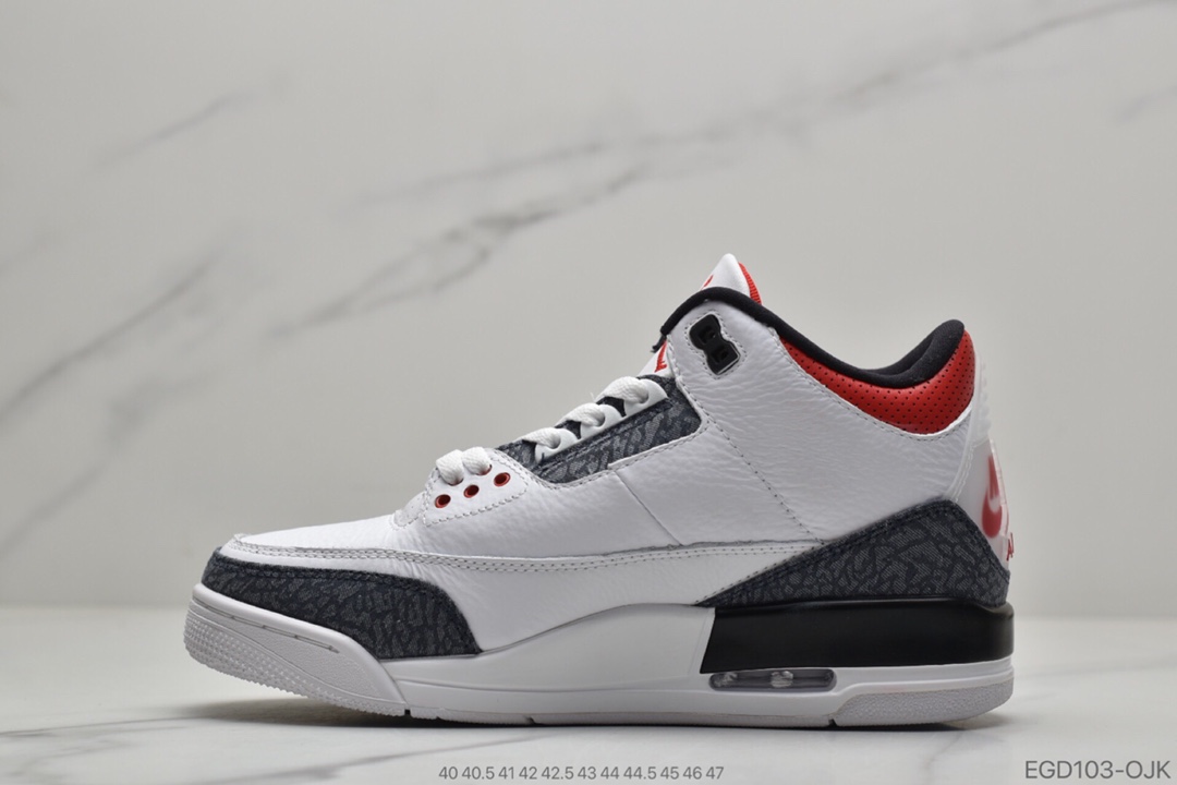 390 公司级 Air Jordan 3 SE Denim”Fire Red”丹宁火焰红  CZ6431-100