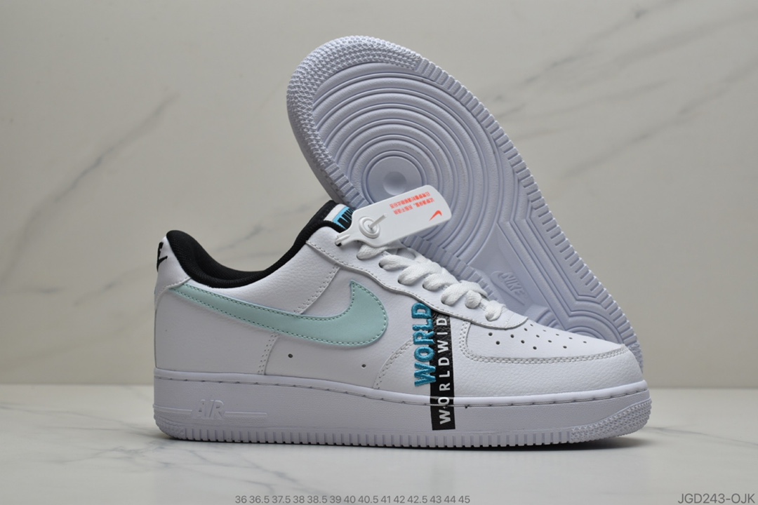 180 公司级空军 World Wide 主题Nike Air Force 1 '07 LV8  空军一号经典低百帮搭休闲动运板鞋CK6924-101