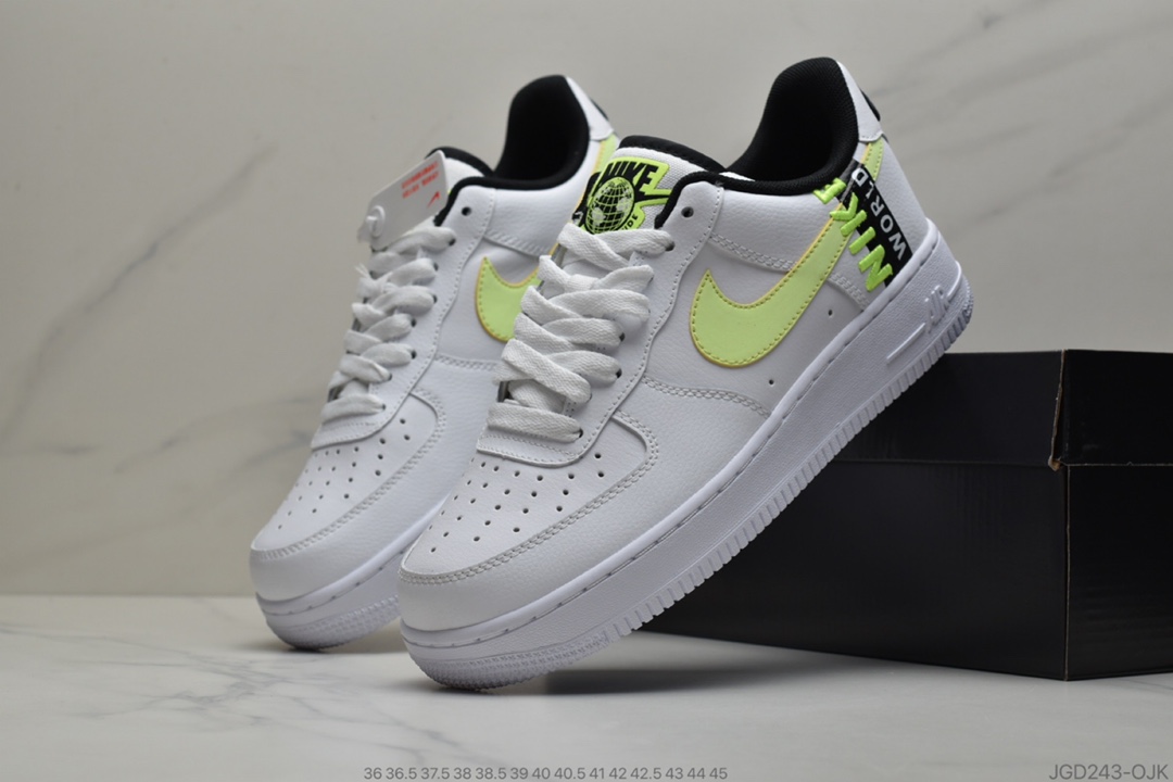 180 公司级空军 World Wide 主题Nike Air Force 1 '07 LV8  空军一号经典低百帮搭休闲动运板鞋CK6924-101