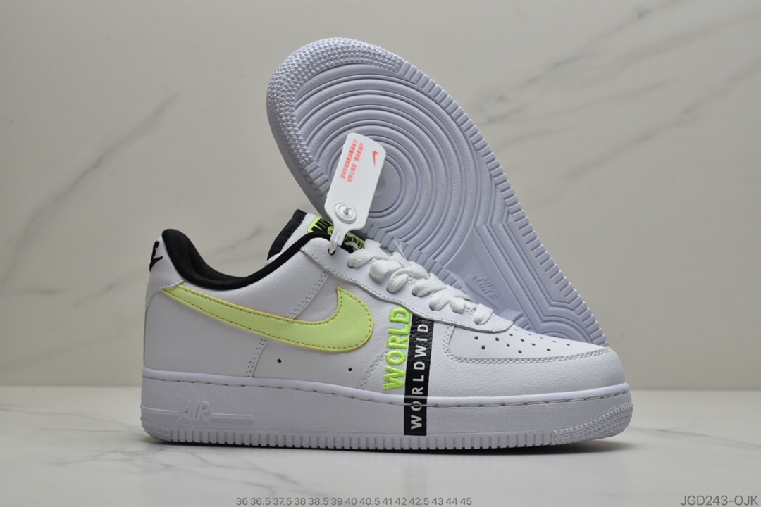 180 公司级空军 World Wide 主题Nike Air Force 1 '07 LV8  空军一号经典低百帮搭休闲动运板鞋CK6924-101