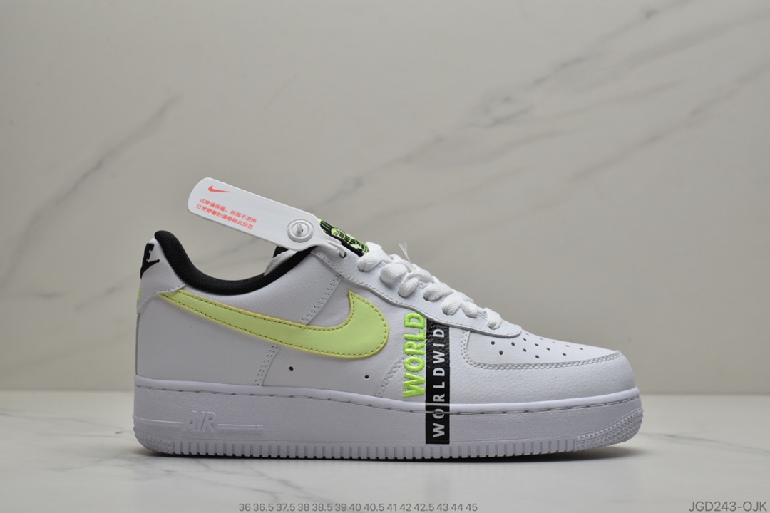 180 公司级空军 World Wide 主题Nike Air Force 1 '07 LV8  空军一号经典低百帮搭休闲动运板鞋CK6924-101