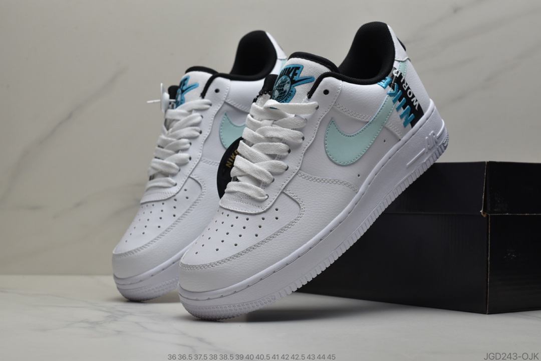 180 公司级空军 World Wide 主题Nike Air Force 1 '07 LV8  空军一号经典低百帮搭休闲动运板鞋CK6924-101
