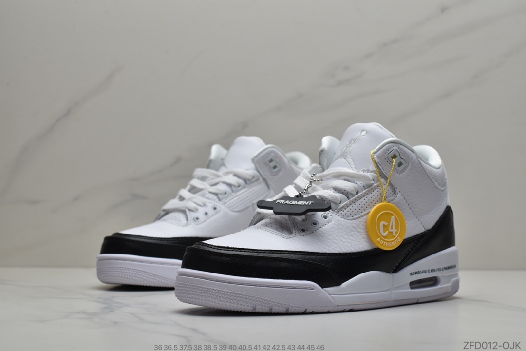 280 公司级乔3 Fragment x AIR Jordan 3 藤原浩闪电DA3595-100