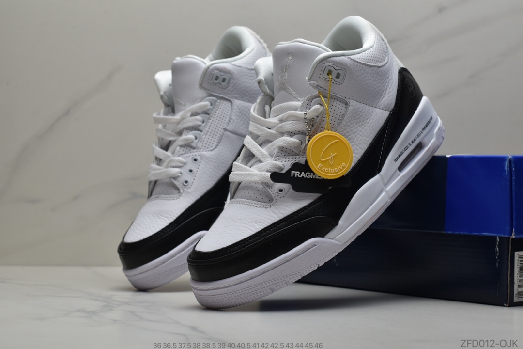 280 公司级乔3 Fragment x AIR Jordan 3 藤原浩闪电DA3595-100