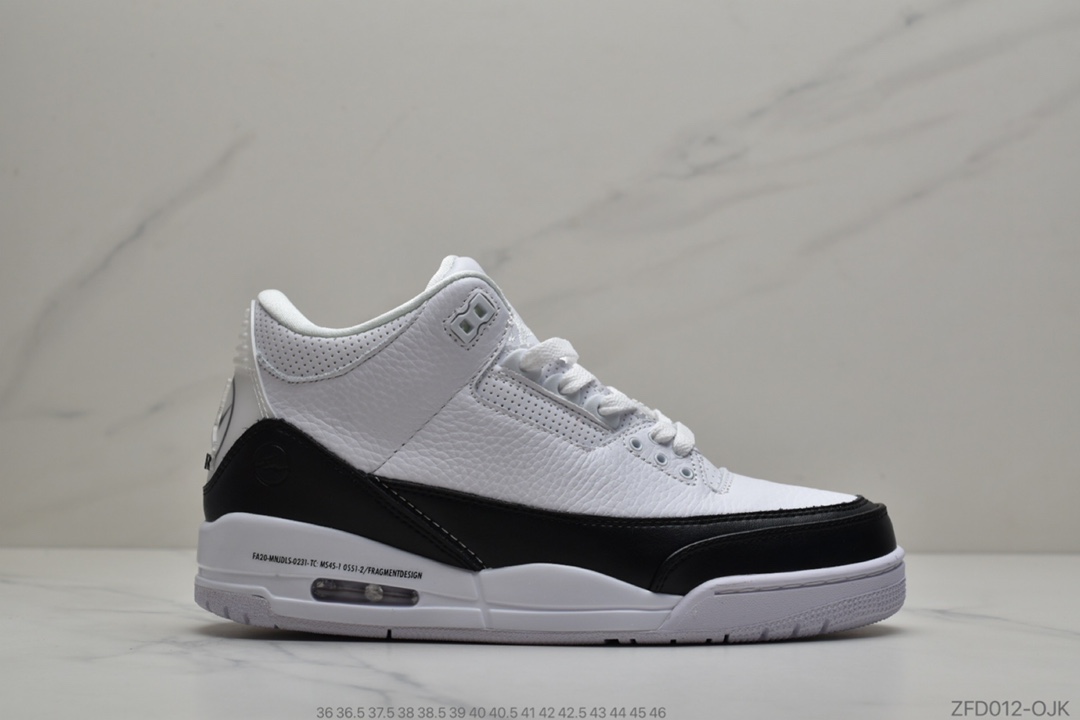 280 公司级乔3 Fragment x AIR Jordan 3 藤原浩闪电DA3595-100