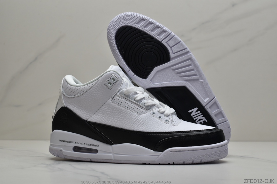 280 公司级乔3 Fragment x AIR Jordan 3 藤原浩闪电DA3595-100