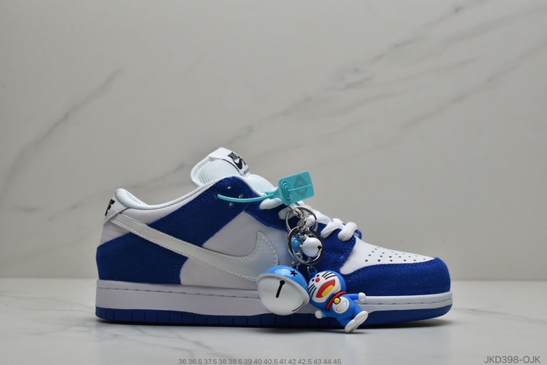 160 公司级 NK SB Dunk LOW “Doraemon” 机器猫主题配色