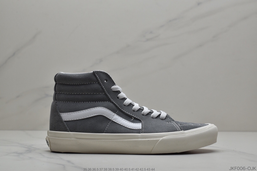 165 公司级万斯Vans Sk8 Hi OG 万斯 奶茶麂皮 硫化高帮板鞋