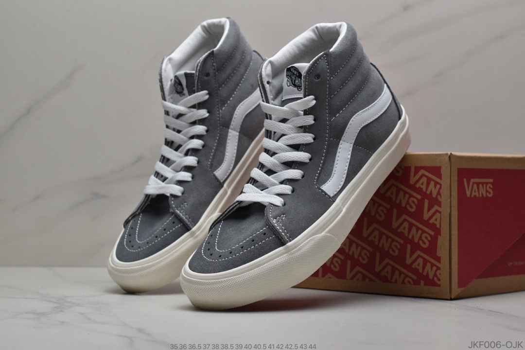 165 公司级万斯Vans Sk8 Hi OG 万斯 奶茶麂皮 硫化高帮板鞋