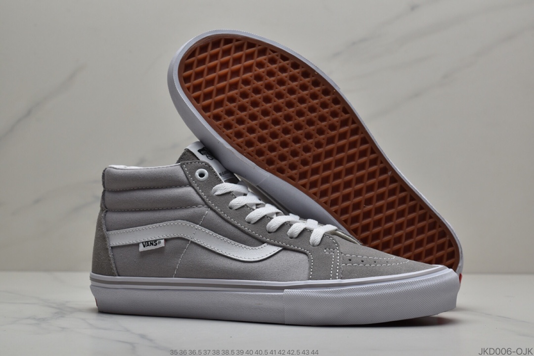 160 公司级万斯Vans SK8-Mid Black/White 灰色  VN0A36ENMV58