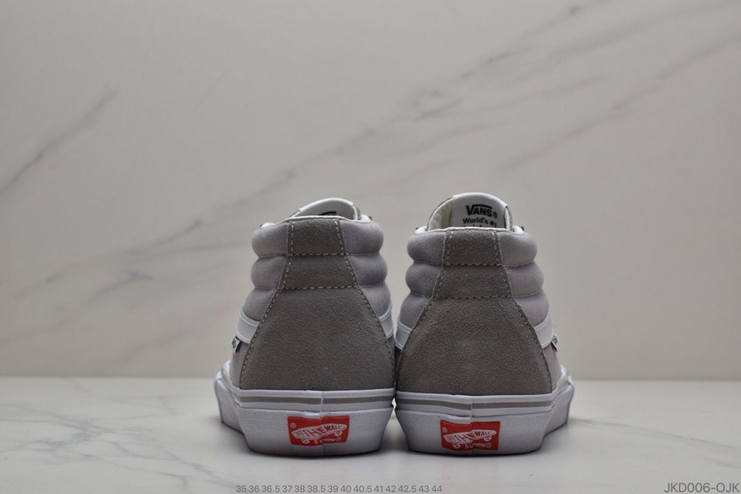 160 公司级万斯Vans SK8-Mid Black/White 灰色  VN0A36ENMV58