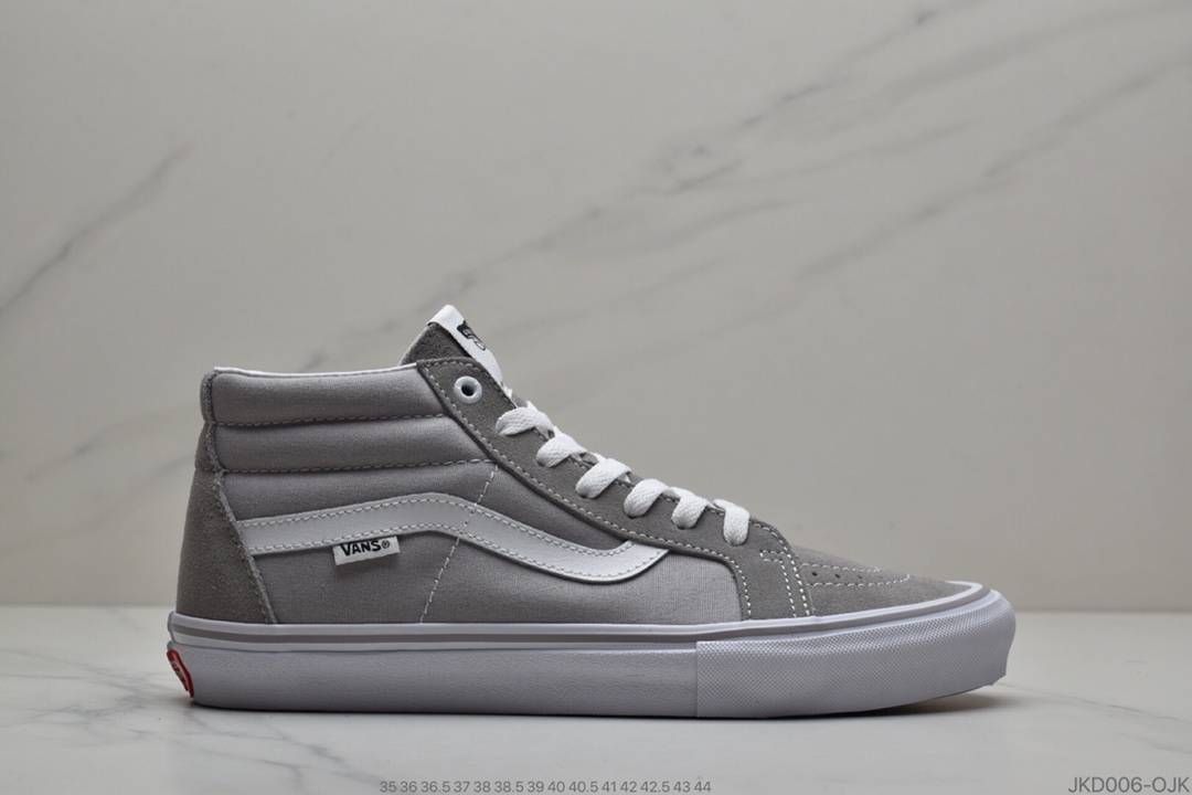 160 公司级万斯Vans SK8-Mid Black/White 灰色  VN0A36ENMV58