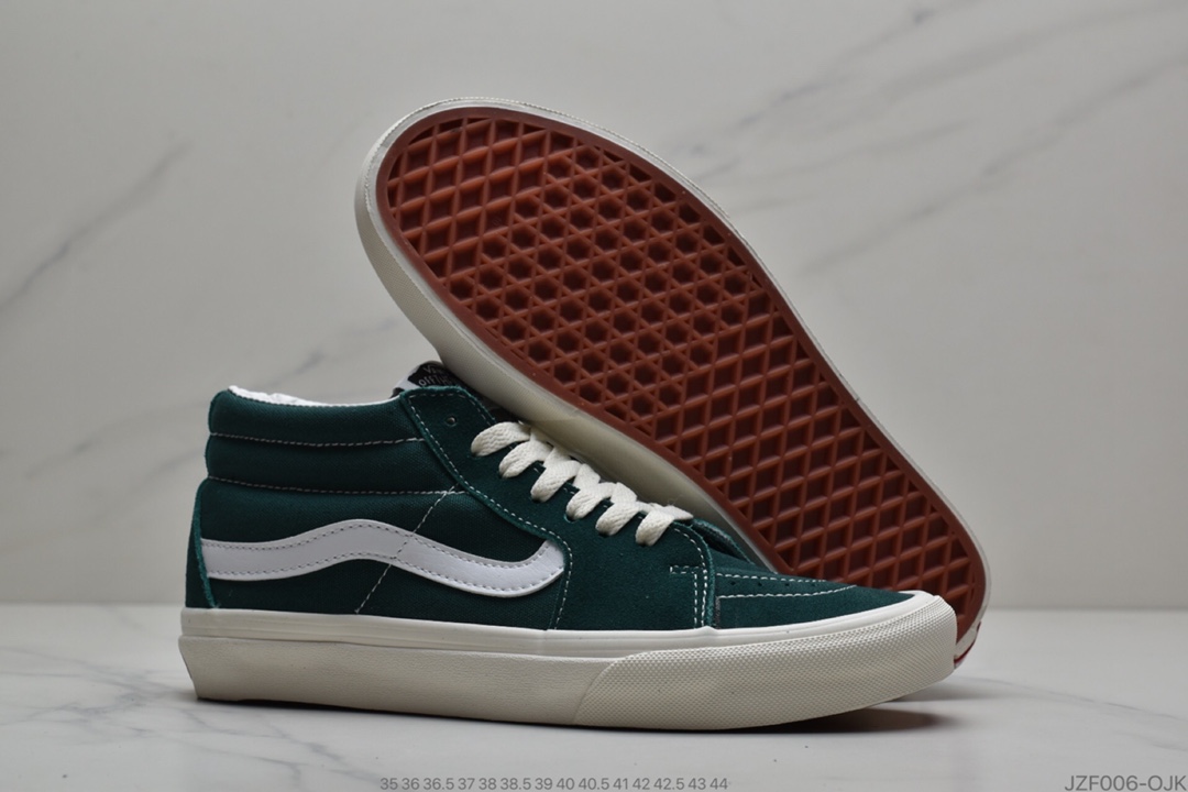 145 公司级万斯Vans范斯 中帮 灰色鞋舌 王北车同款