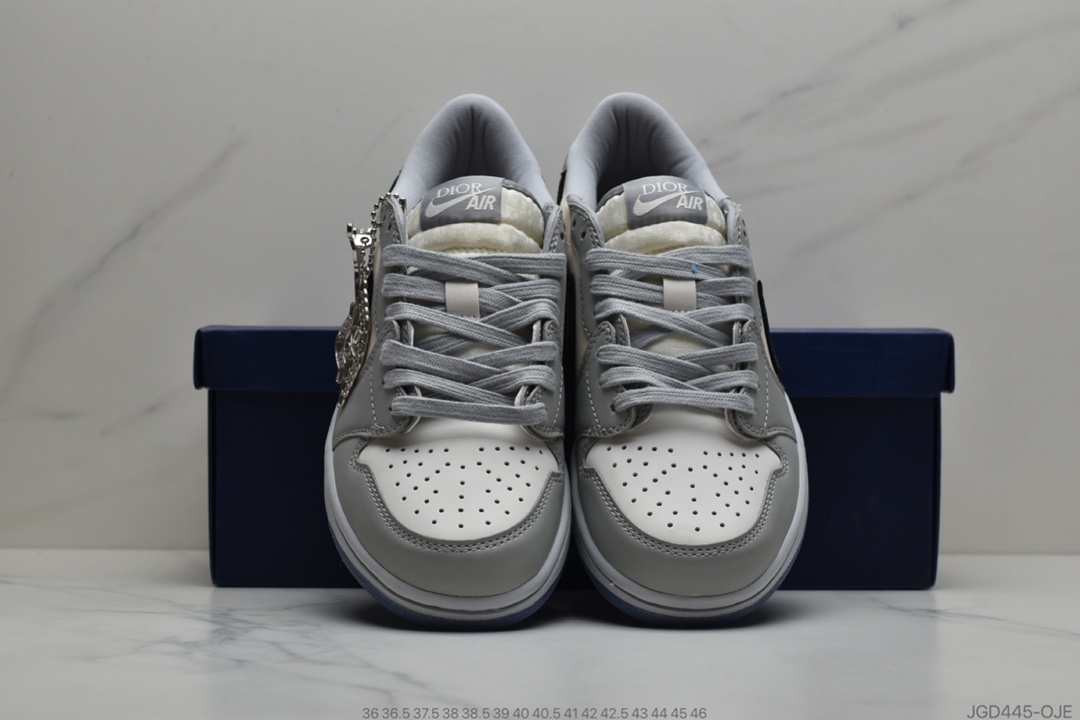 180 公司级  Dior x Air Jordan 1 High OG 低帮 迪奥联名 AJ1乔1板货号:CK6636-101