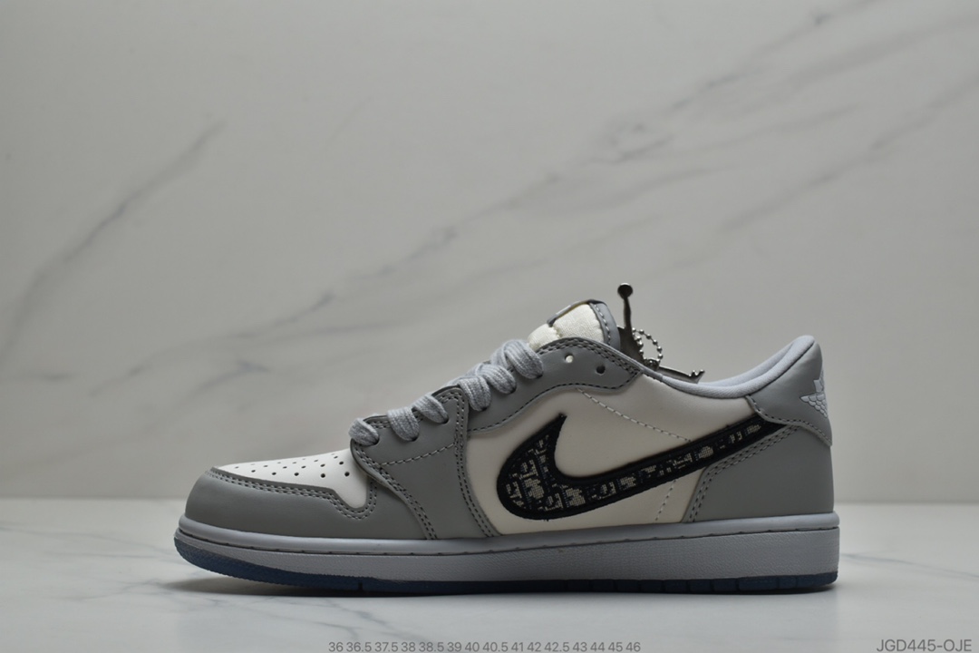 180 公司级  Dior x Air Jordan 1 High OG 低帮 迪奥联名 AJ1乔1板货号:CK6636-101