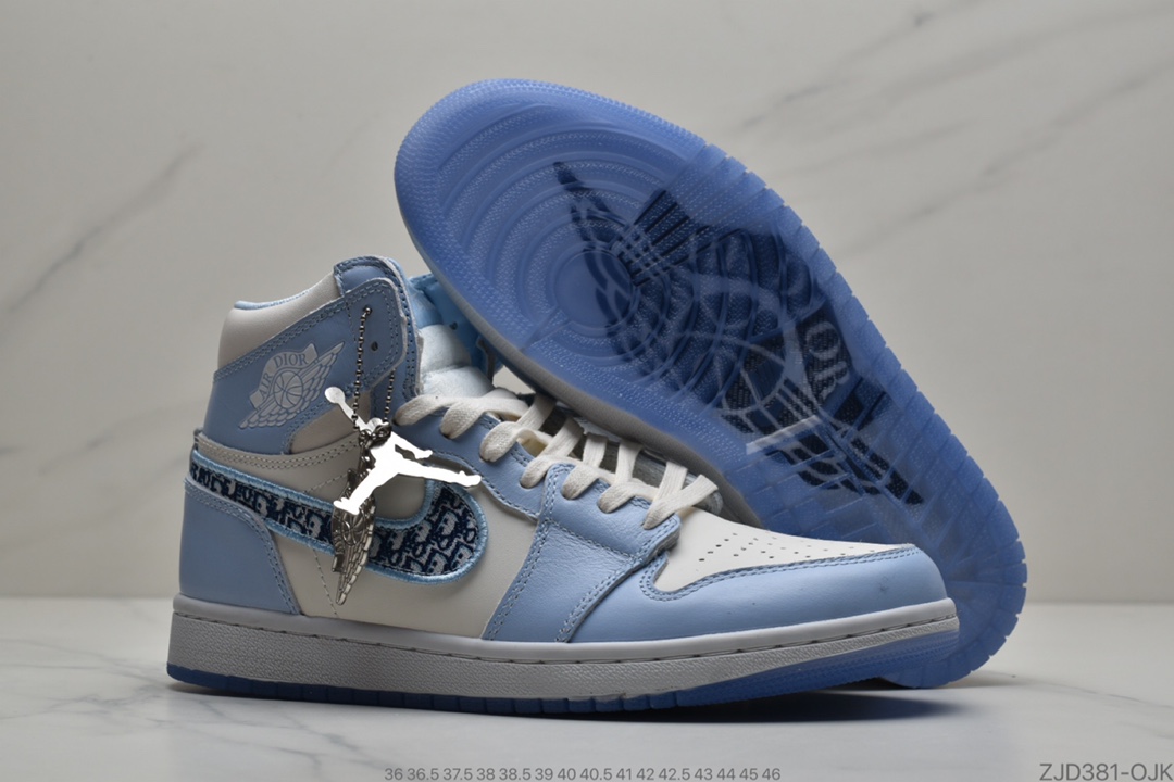 240 公司级NIKE/耐克 乔丹Dior x Air Jordan 1 Low 高帮跨界联名 迪奥联名 553668-999
