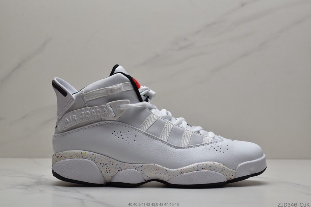 240 公司级耐克NIKE Air Jordan 6 Rings 亮面漆皮AJ6六连冠王篮球鞋332157-406