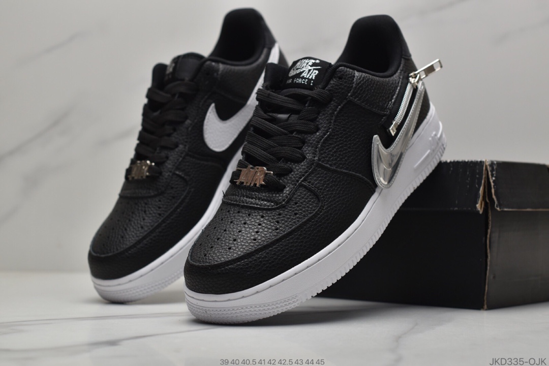 160  Nike Air Force 1 Low 07'PRM “Zip Swoosh”拉链换勾货号：CW6558-001