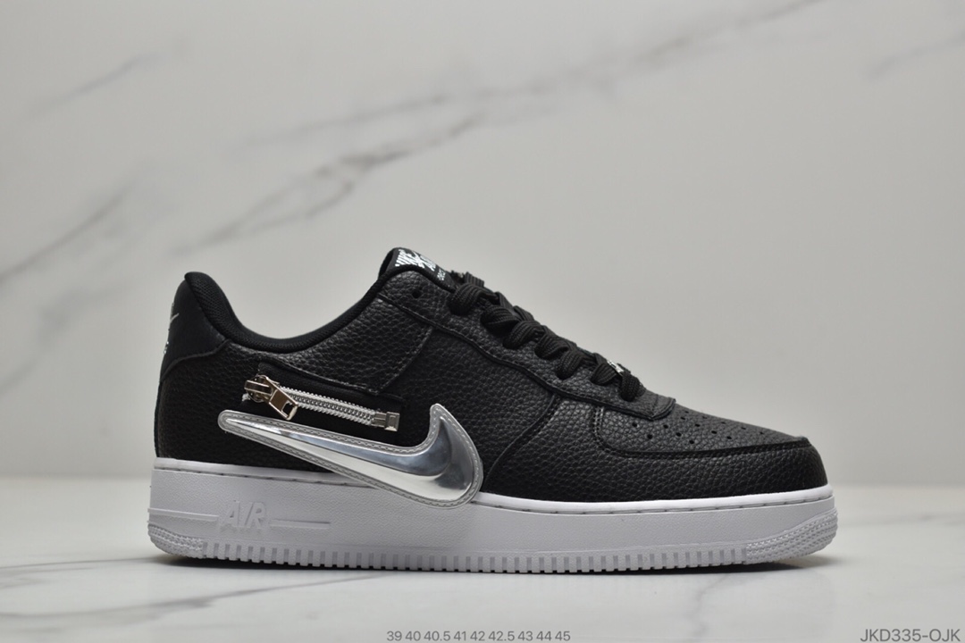 160  Nike Air Force 1 Low 07'PRM “Zip Swoosh”拉链换勾货号：CW6558-001