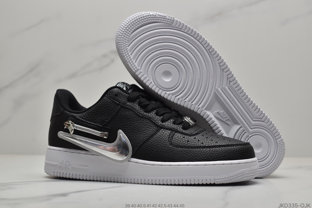 160  Nike Air Force 1 Low 07'PRM “Zip Swoosh”拉链换勾货号：CW6558-001
