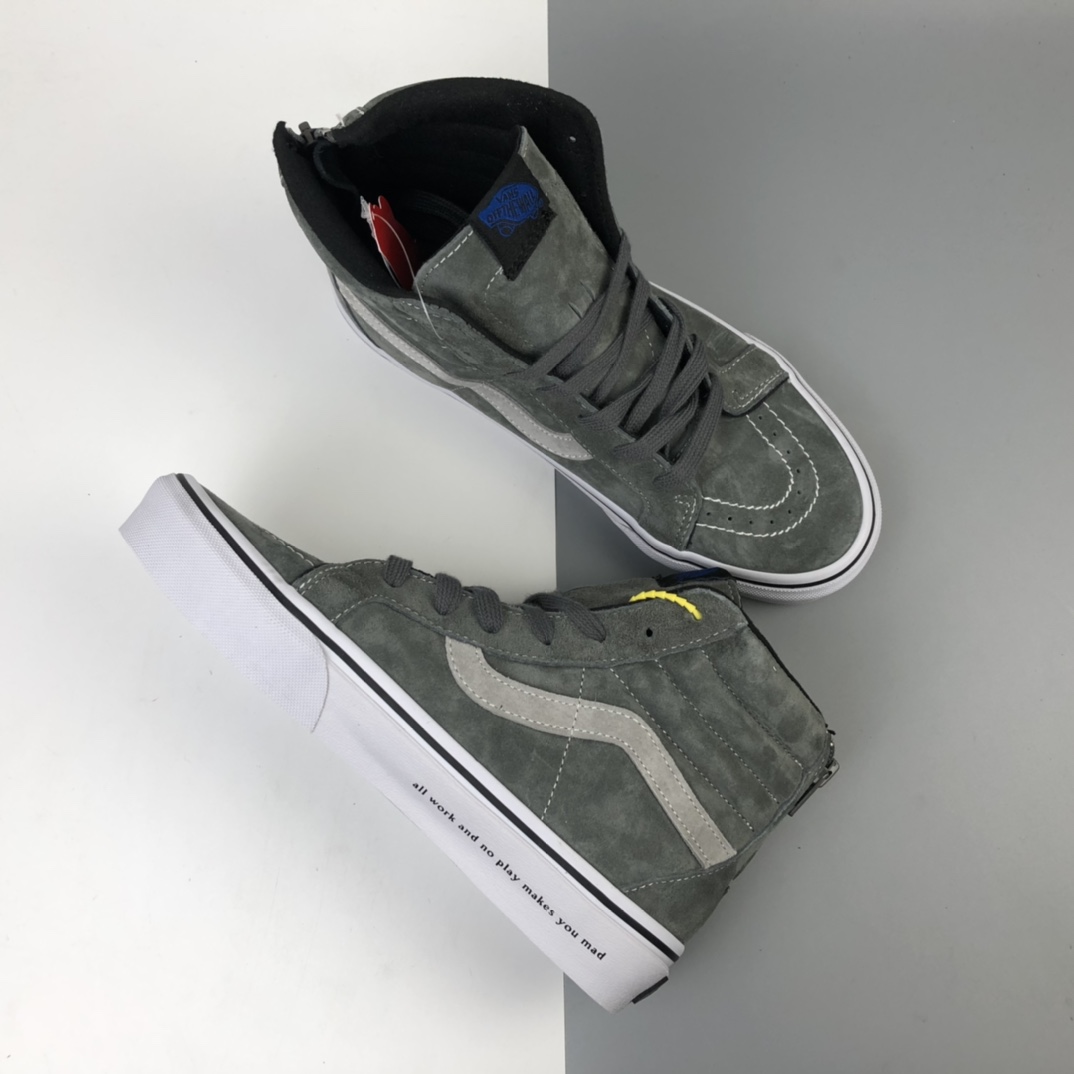 180 Madness x Vans SK8-Hi 全麂皮灰休闲板鞋 VN-OXH7DKU