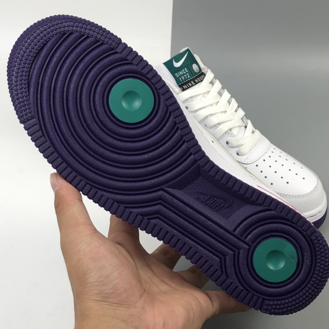 200 Nike Air Force 1 空军一号白低帮运动休闲板鞋 鸳鸯炫彩线勾 CW6015-100