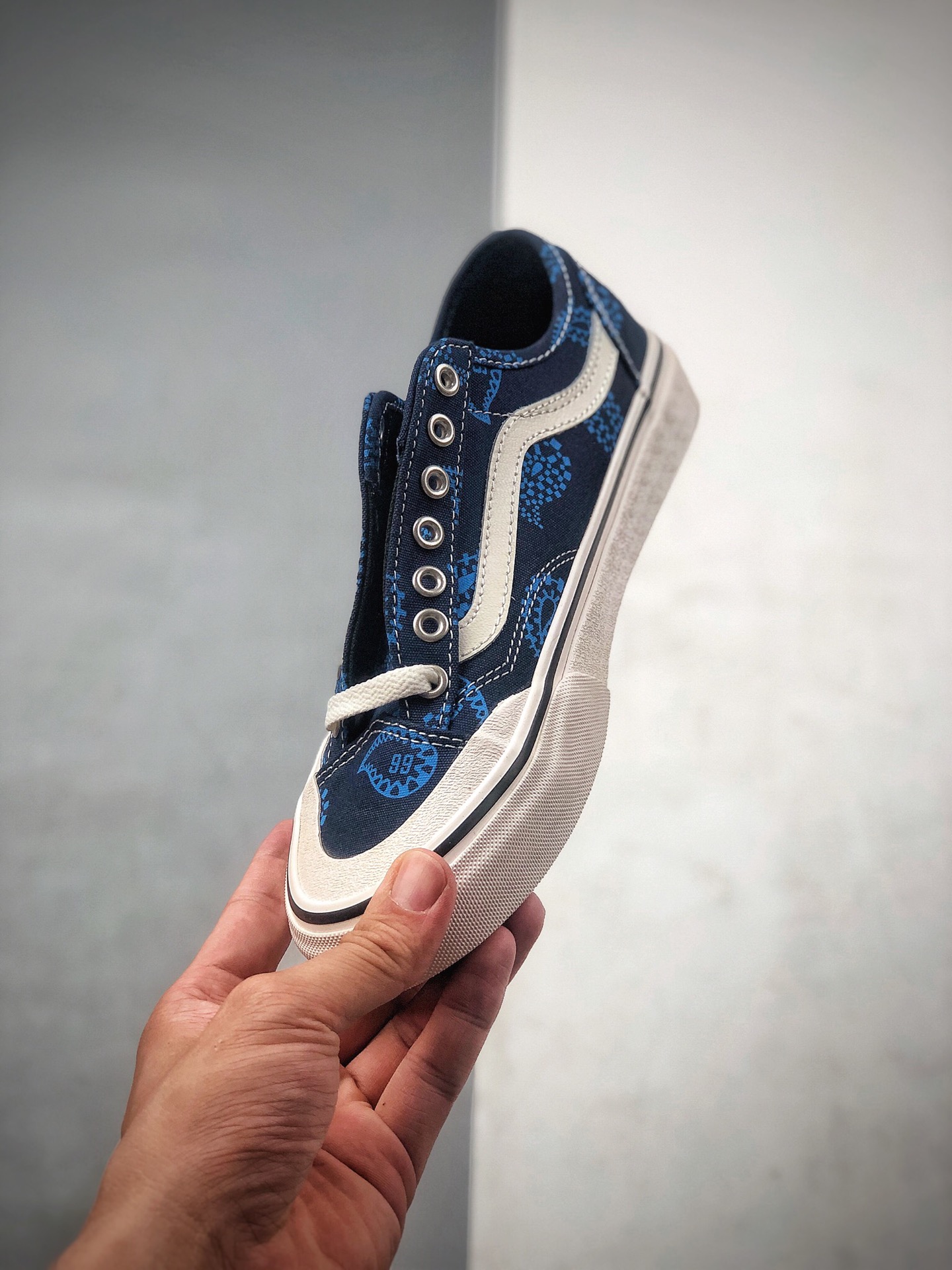 150 Vans Style 36 Decon SF 万斯 蓝色微生物涂鸦