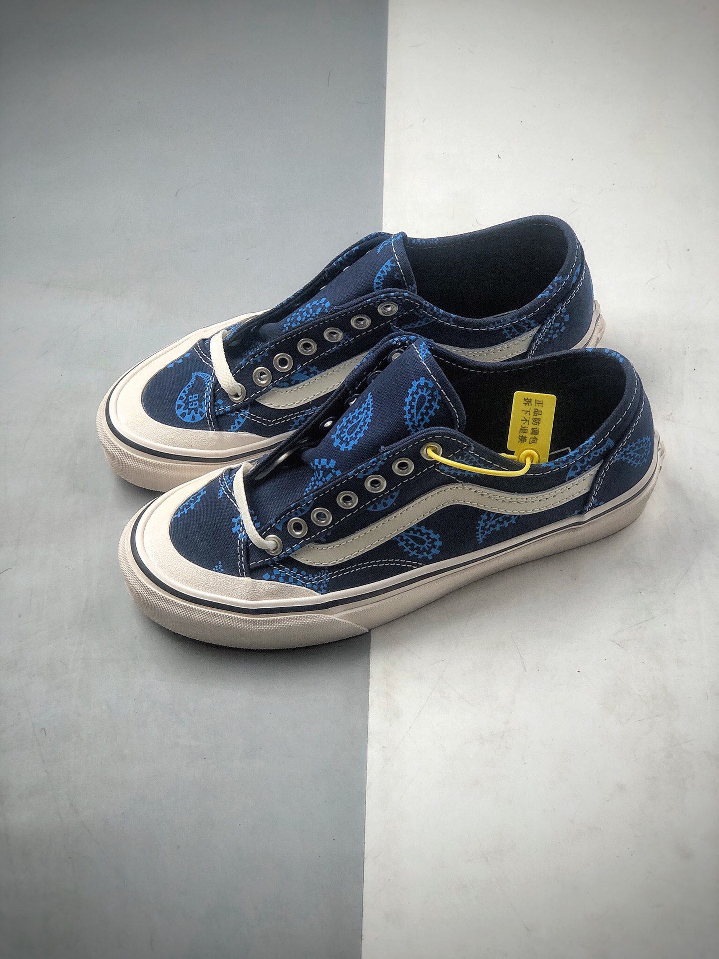 150 Vans Style 36 Decon SF 万斯 蓝色微生物涂鸦