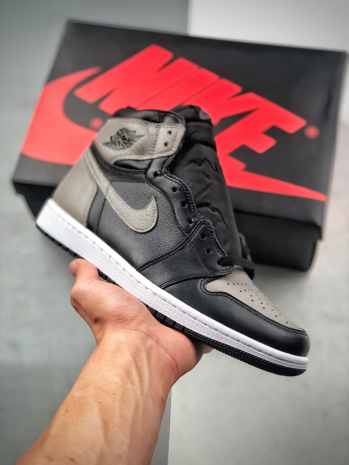 Jordan/Air Jordan aj1 AJ1 Jordan 1 Qiao 1 Air Jordan 1 Retro High OG "Shadow" aj1 black grey shadow review aj1 black gr…