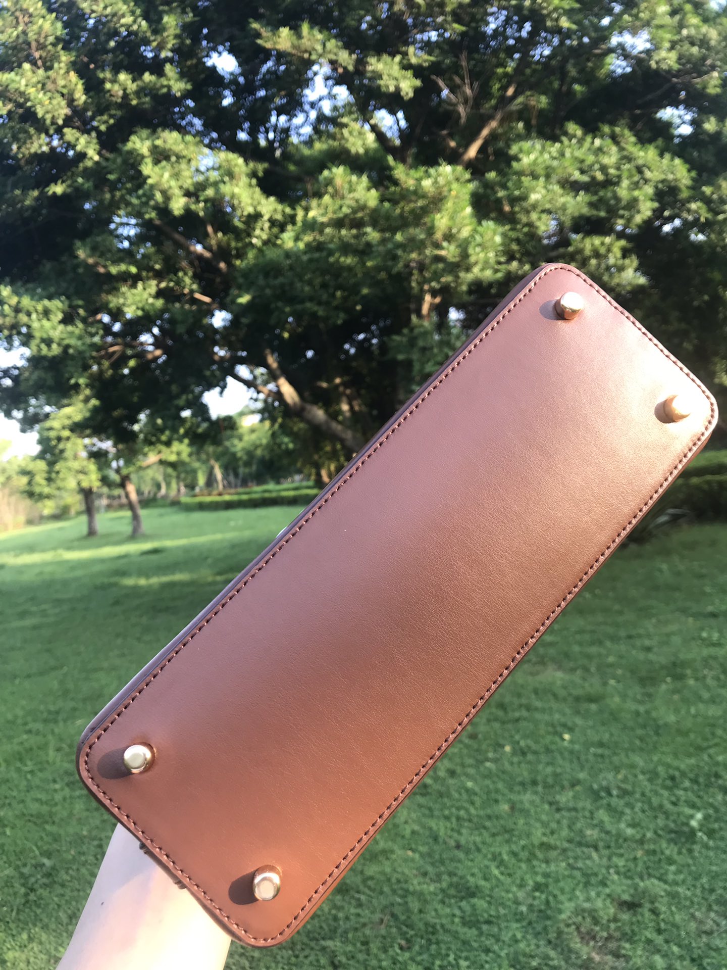 Coach ～C家 F27583棕色 coach女士PVC配牛皮斜挎手提