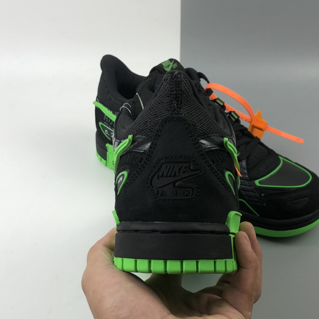 480 Off-White x Nike Air Rubber Dunk ”Green Strike”  CU6015-001