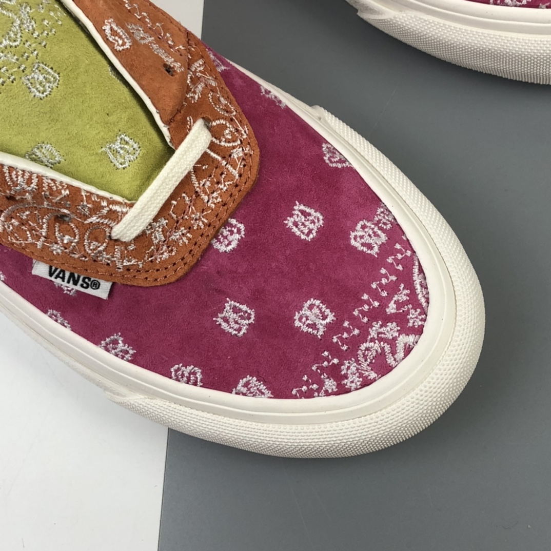 180 Rhude x Vans Acer Ni Sp 粉橙腰果花低帮板鞋 VN0A4UWY2F7