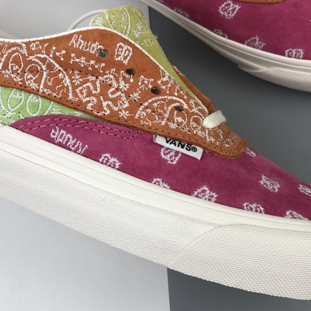 180 Rhude x Vans Acer Ni Sp 粉橙腰果花低帮板鞋 VN0A4UWY2F7