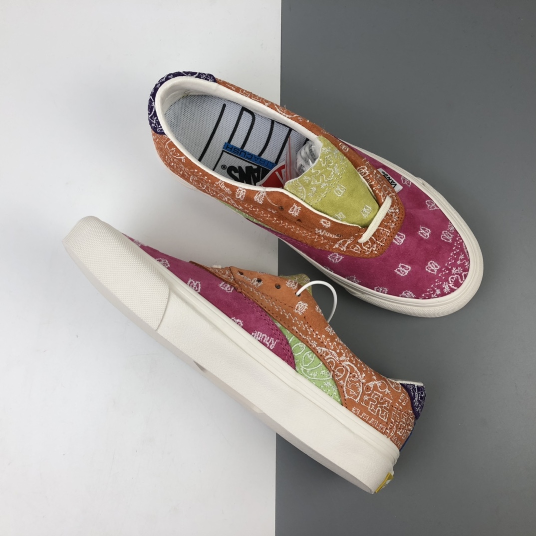 180 Rhude x Vans Acer Ni Sp 粉橙腰果花低帮板鞋 VN0A4UWY2F7