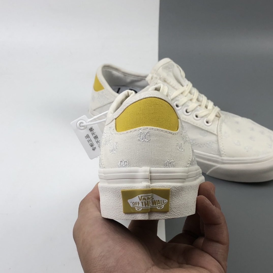 180 Rhude x Vans Acer Ni Sp 白色腰果花低帮板鞋 VN0A3TKD2F6