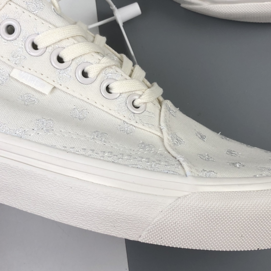 180 Rhude x Vans Acer Ni Sp 白色腰果花低帮板鞋 VN0A3TKD2F6