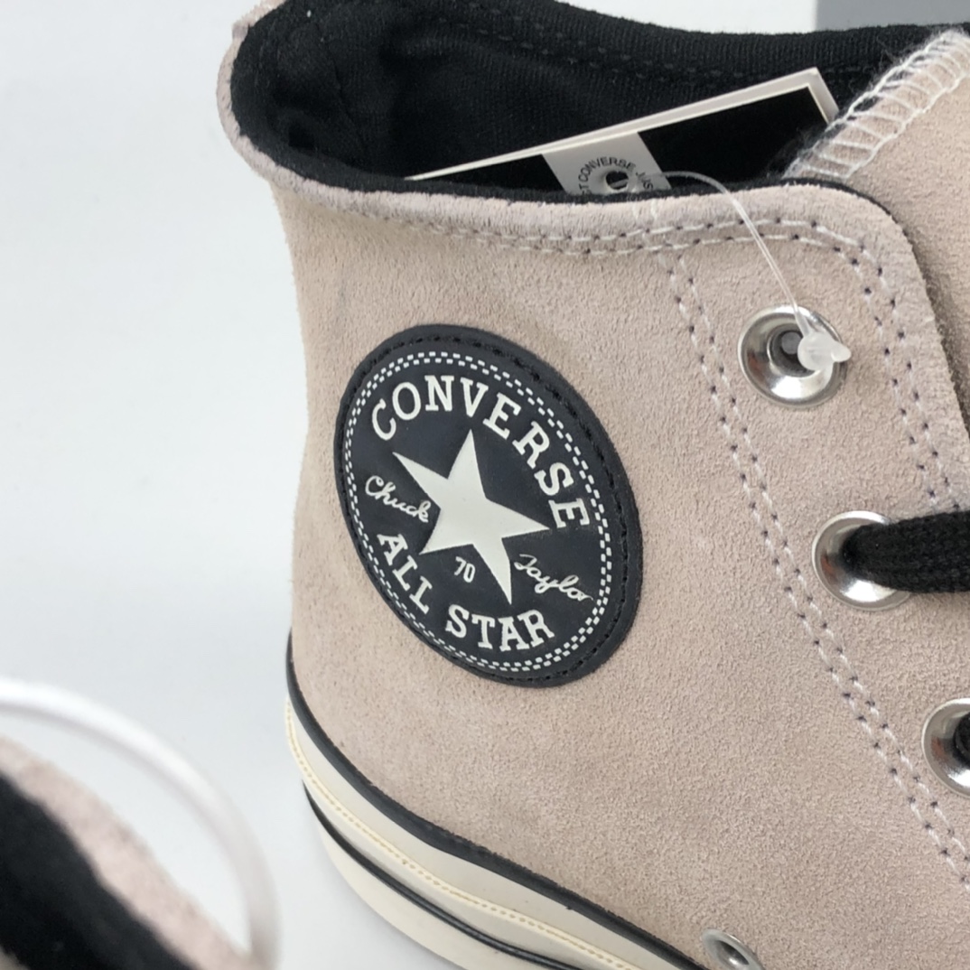 140 Converse 1970S 秋冬款麂皮高帮休闲板鞋 169335C 匡威CONVERSE 1970s 黑标麂皮灰蓝