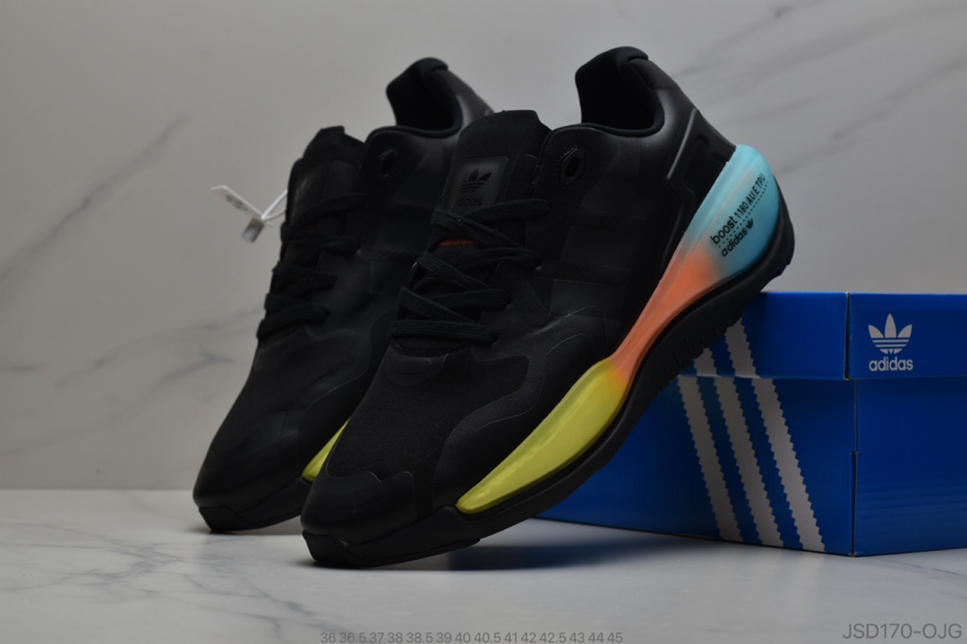 200 公司级阿迪达斯adidas Originals ZX Alkyne 1180”Black/Volt”ZX FW4793