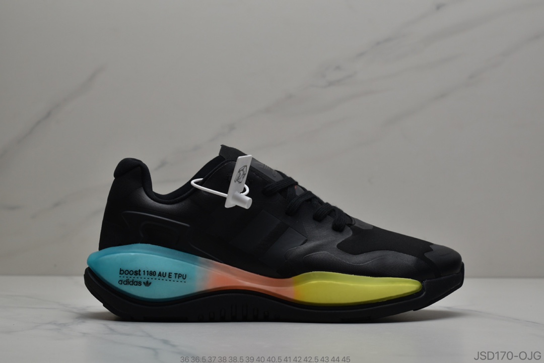 200 公司级阿迪达斯adidas Originals ZX Alkyne 1180”Black/Volt”ZX FW4793