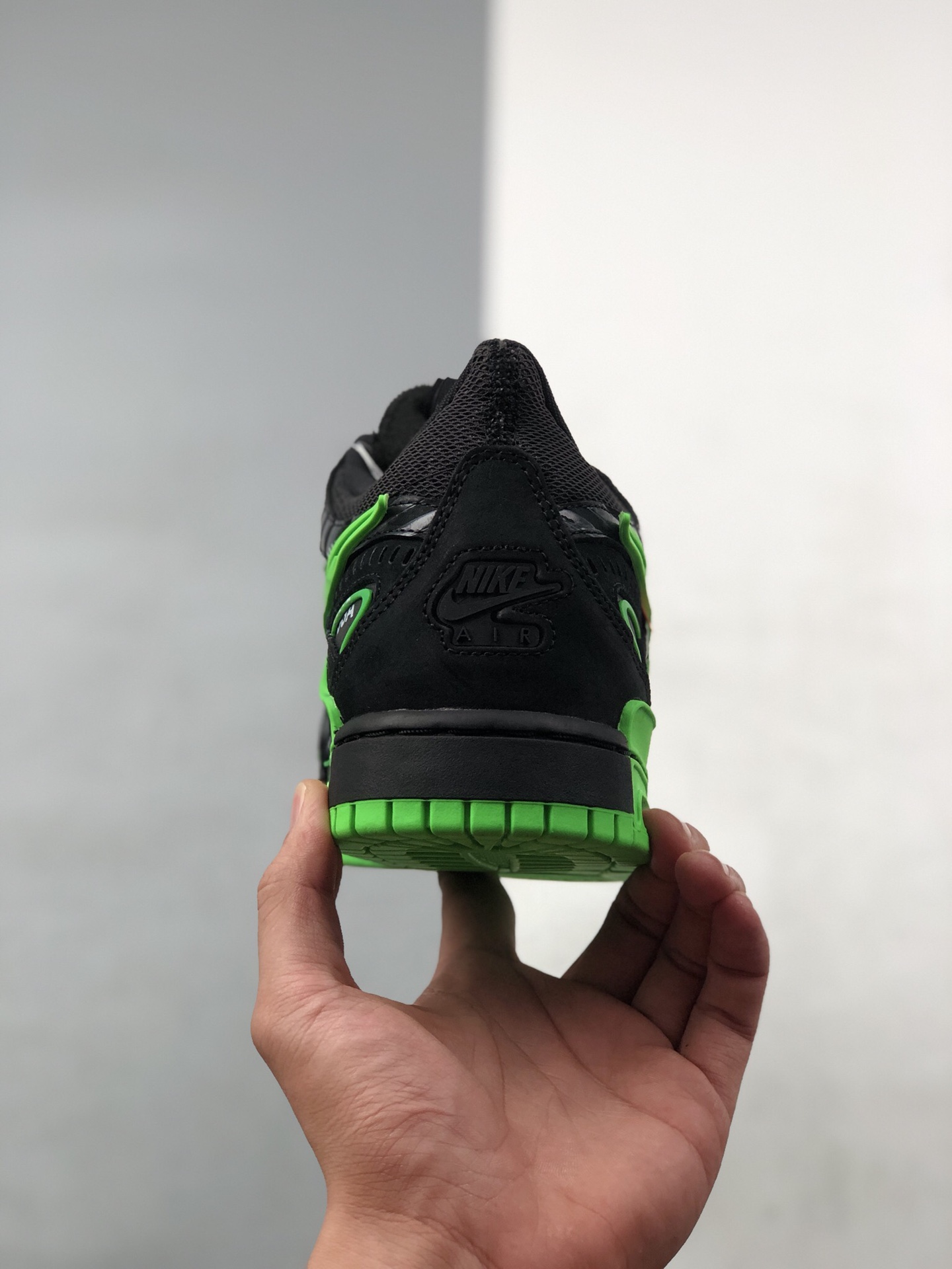 480 OW联名 复古板鞋 黑绿色 OFF-WHITE x Nike Air Rubber Dunk CU6015-001