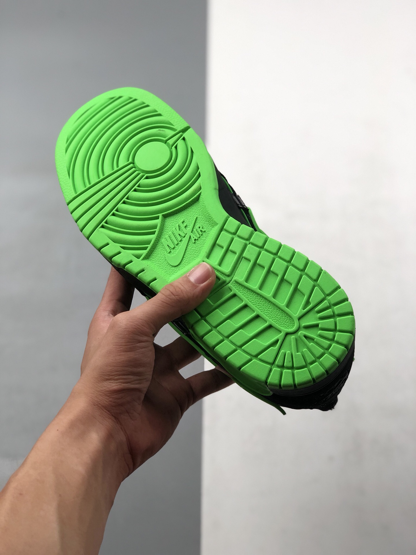 480 OW联名 复古板鞋 黑绿色 OFF-WHITE x Nike Air Rubber Dunk CU6015-001