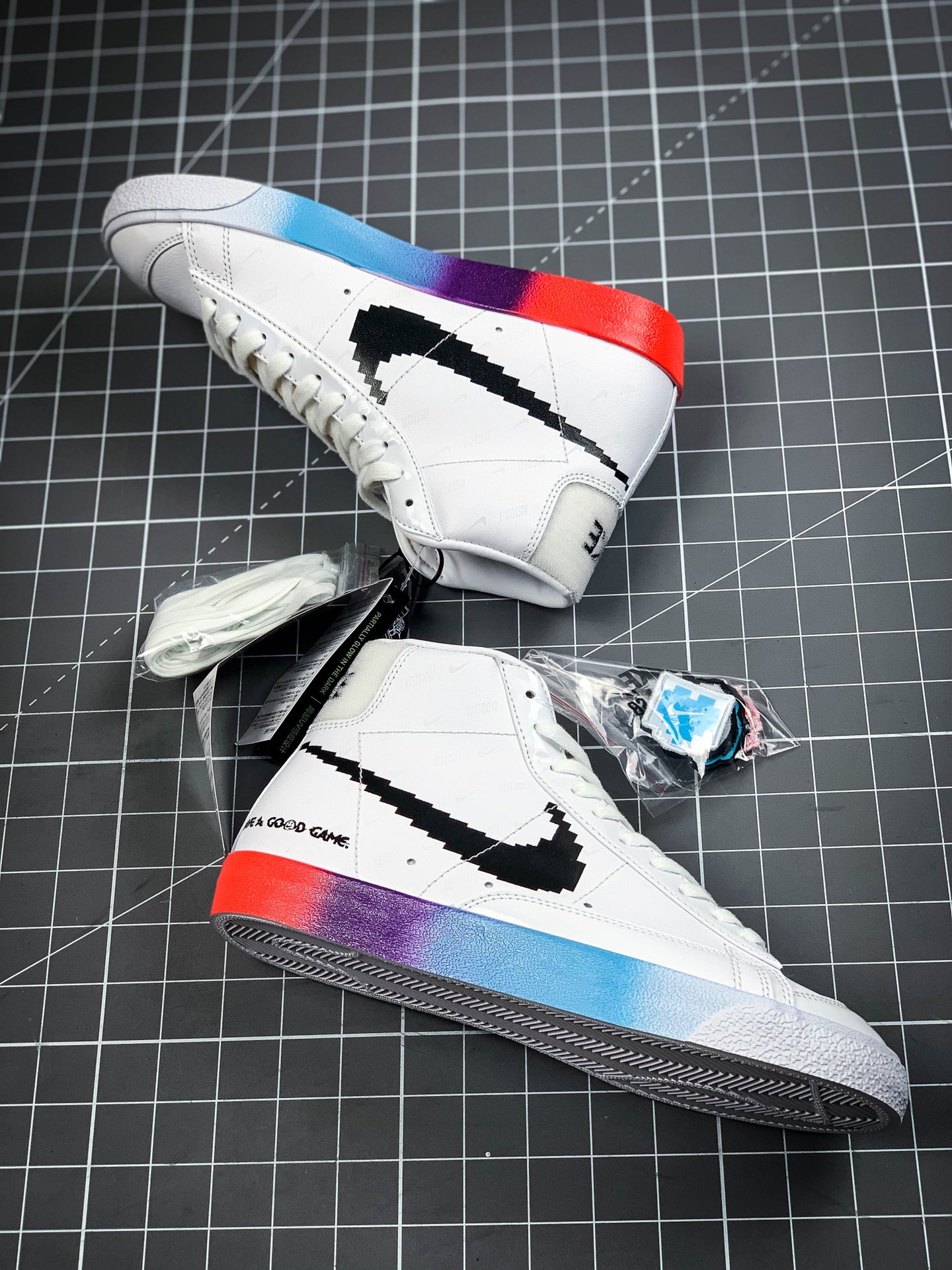 调价200  原先240版本 Nike Blazer Mid ’77 Vintage “Have A Good Game” 重磅来袭 开拓者 高帮 电玩皮肤 Nike,Blazer Mid DC3280-101