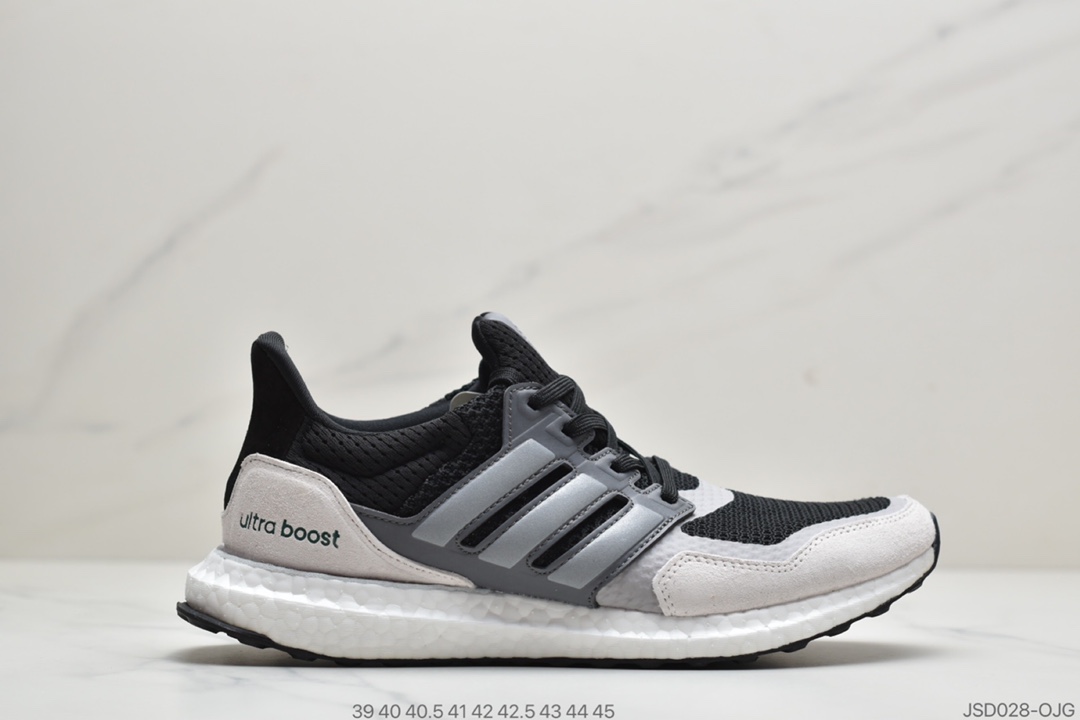 200 公司级Adidas Ultra Boost Pure  阿迪爆米花针织透气缓震跑鞋EF0724