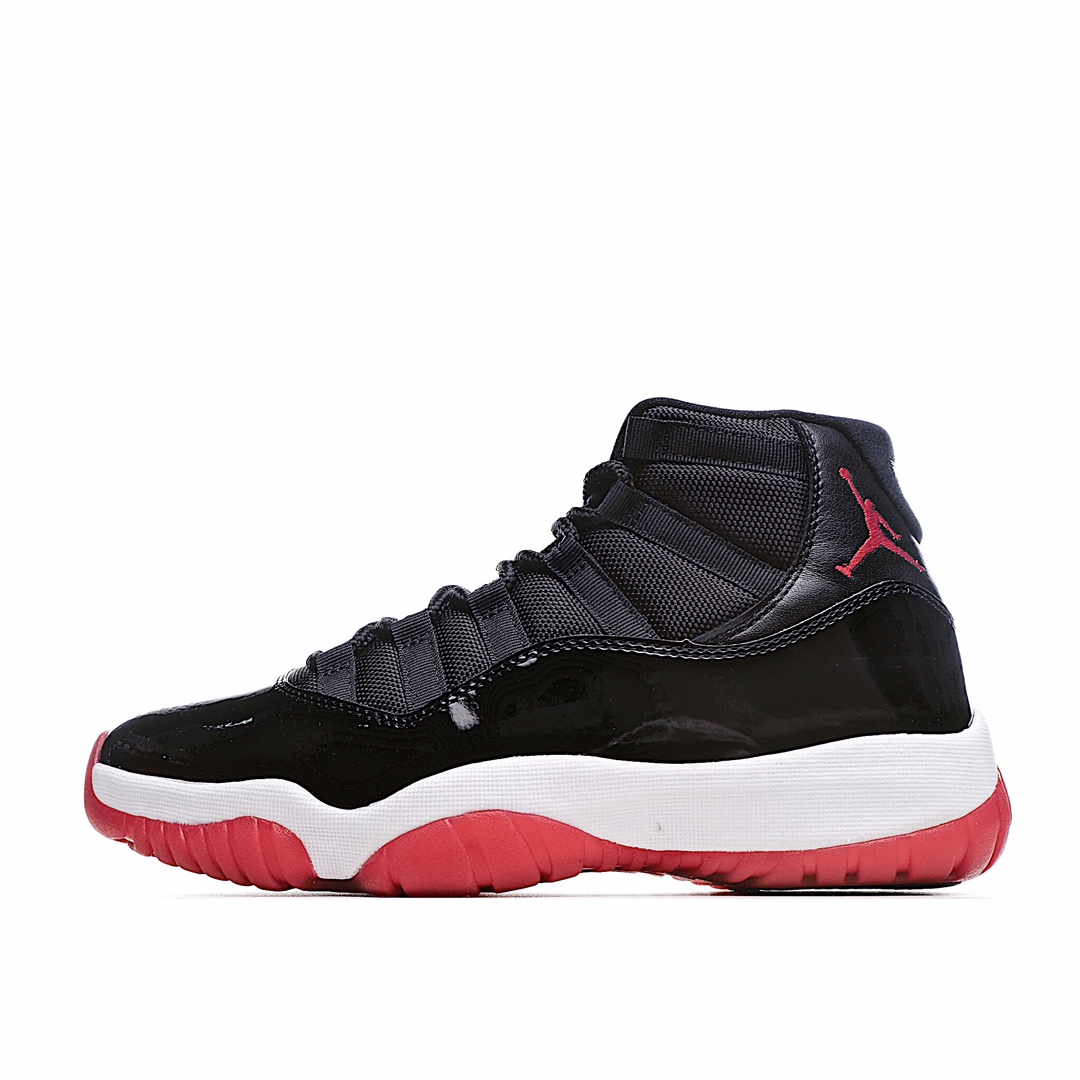 H5 ST纯原2019版复刻 耐克Air Jordan 11 “Concord”AJ11高帮运动实战篮球鞋“19版黑大魔王”37 F5 37-061纯原版原楦原底开发，渠道客供荔枝纹头层皮，进口碳纤维缓震中底年底大魔王终于回归